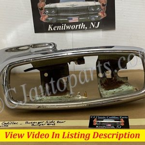 1963 Cadillac Fleetwood Deville Eldorado RIGHT PASSENGER SIDE REAR BUMPER END TAIL LIGHT HOUSING #3512758